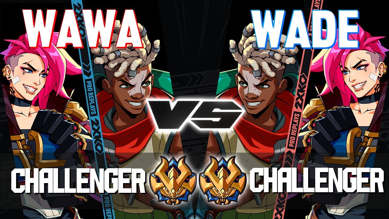 WAWA (Ekko-Vi) vs WADE (Ekko-Vi) ▰ 2XKO Pro level replays