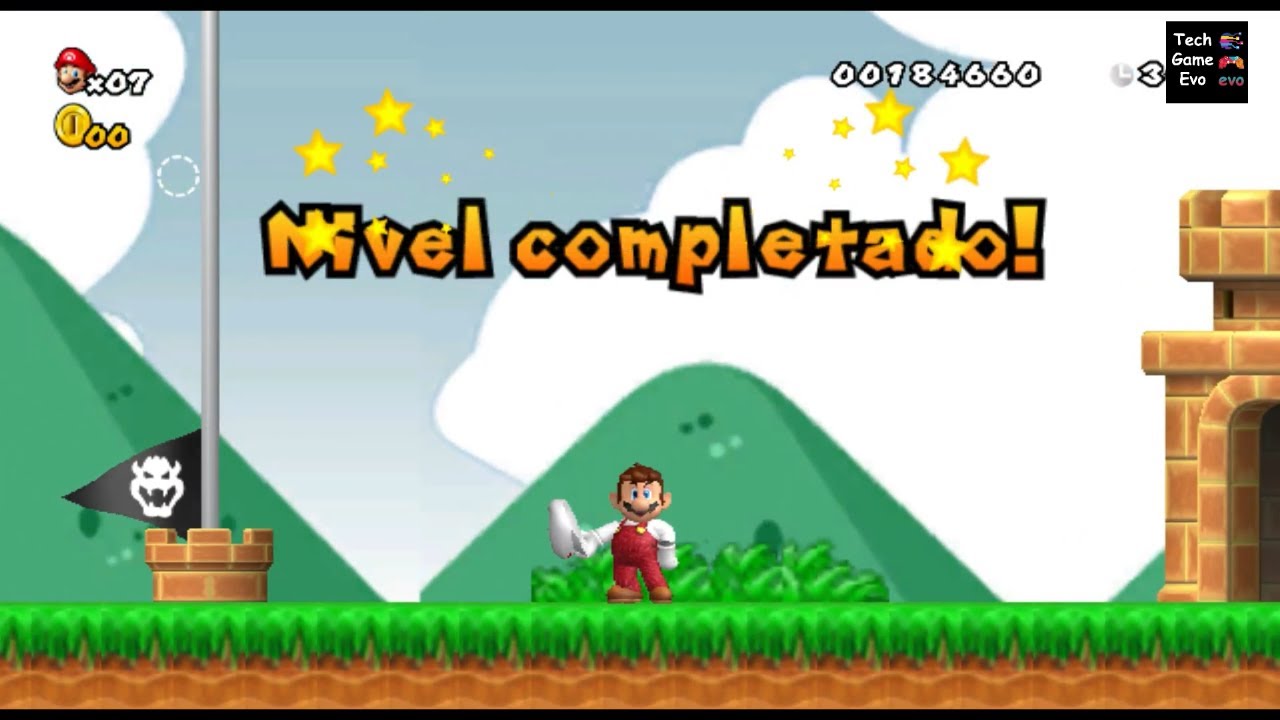 Super Mario Bros 1 HD WII Fan Game Gameplay