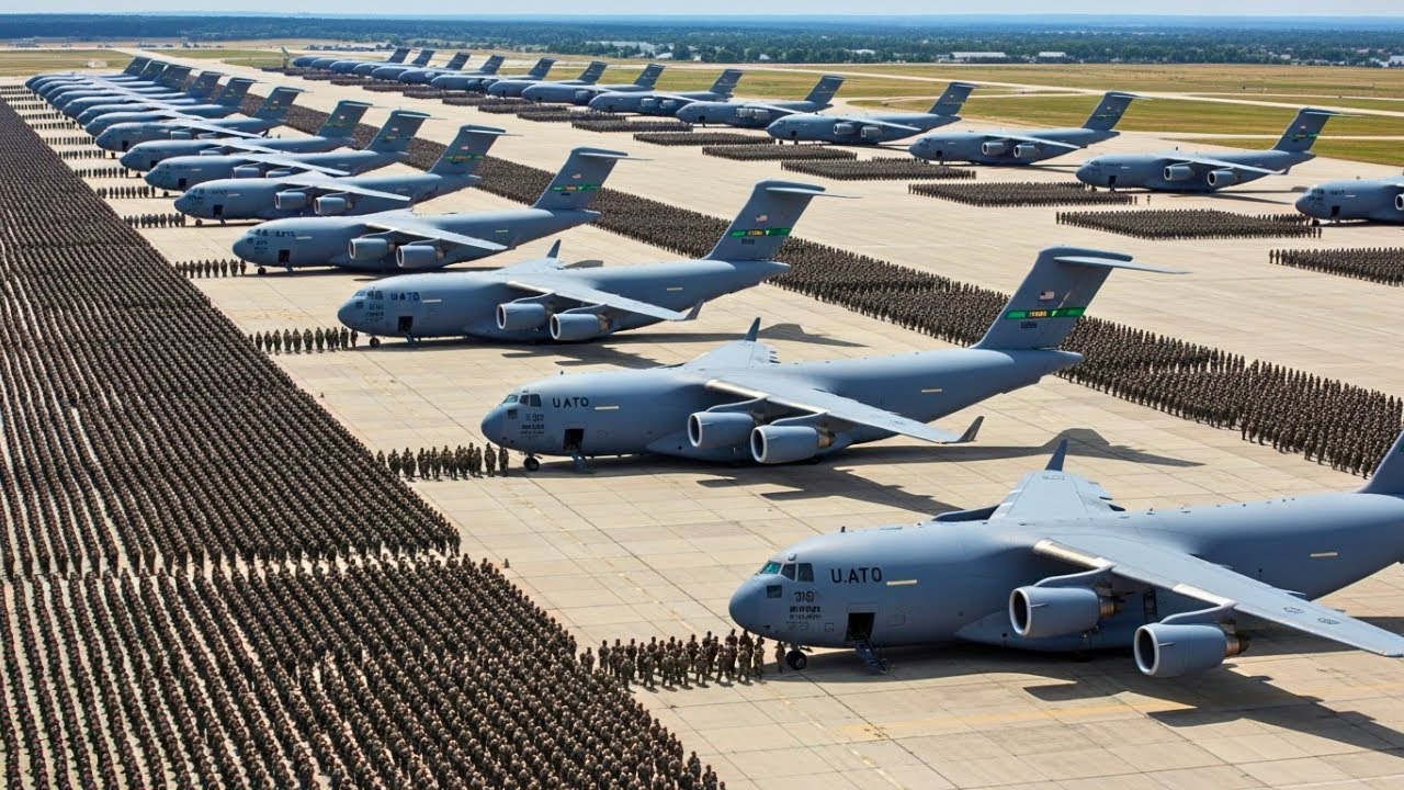 Russia on high alert! Thousands of elite U.S. paratroopers have departed for Estonia