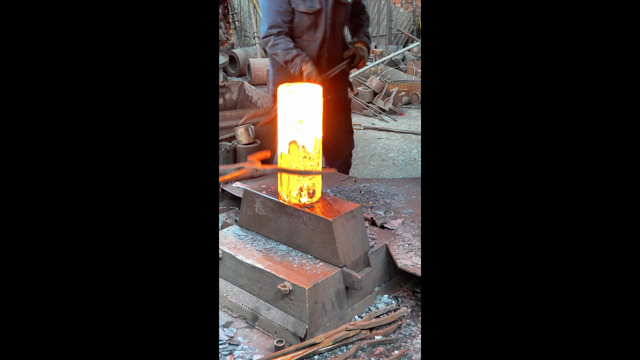 Heavy Steel Forging Process | Inside an Industrial Factory #manufacture #forging #blacksmith #craft