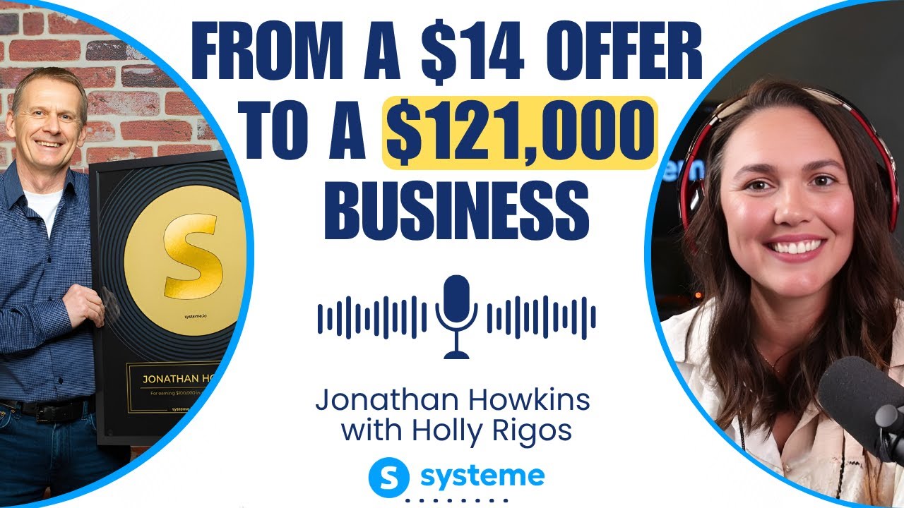 How Jonathan made $121,000 selling ONE $14 product | A systeme.io success story
