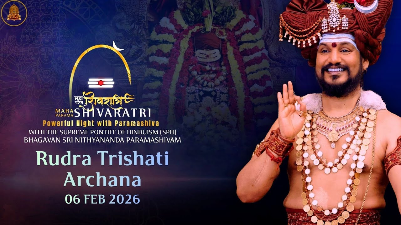 KAILASA's Maha Paramashivaratri Brahmotsavam Celebrations:  Ekadasha Rudra Parayanam | 08 Dec 2026