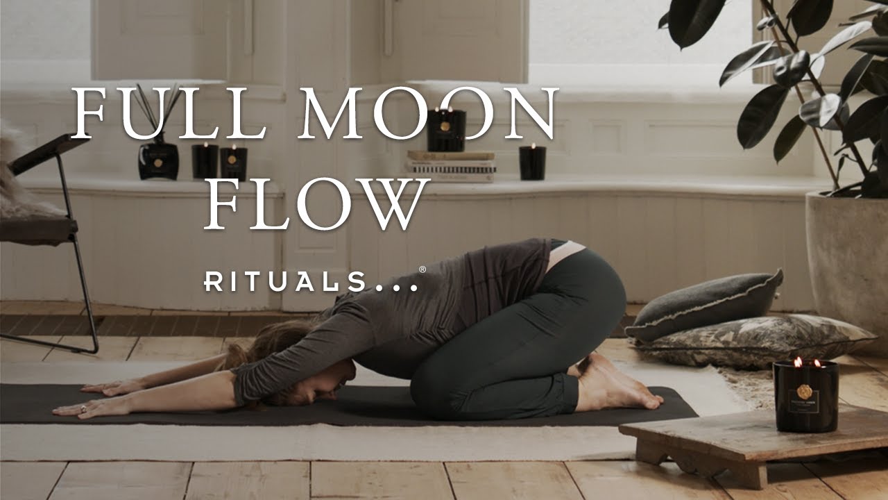 Full Moon Yoga Flow to Renew Your Balance on Restless Nights (20-minute yoga practice) | Rituals