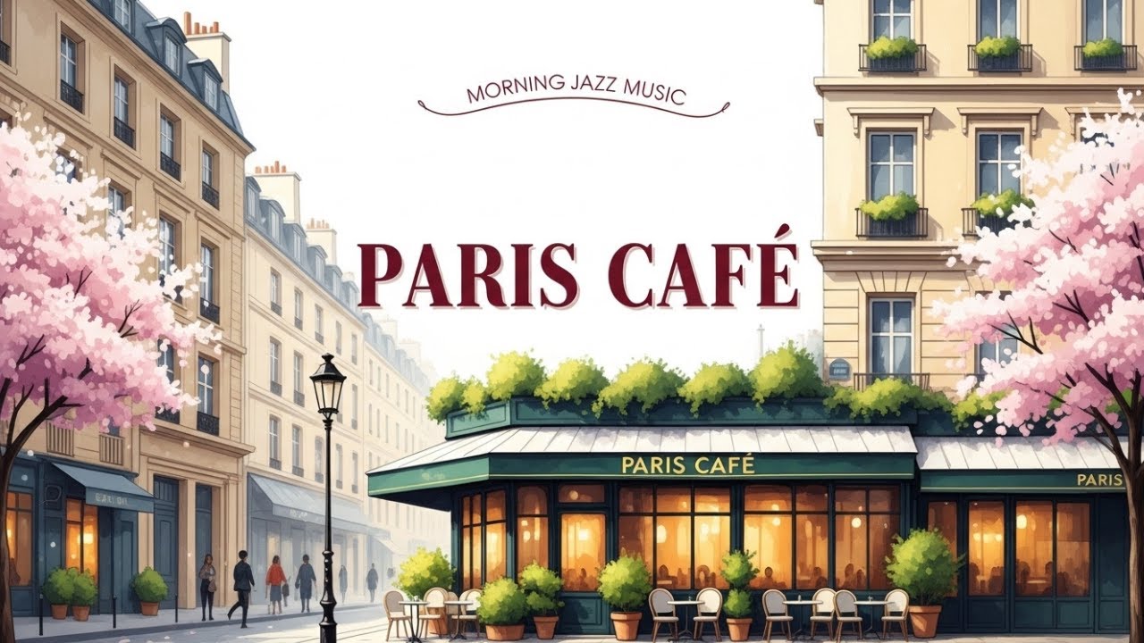 A Peaceful Day in Paris 🌼 French Jazz Instrumental | Cozy Ambience