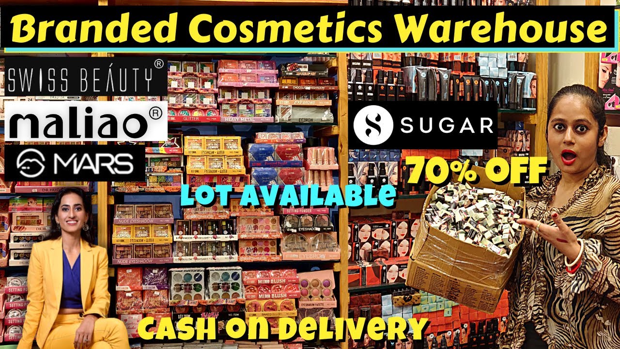 Branded Cosmetic Warehouse in Delhi | Original Cosmetic at Wholesale Price #sugarcosmetics