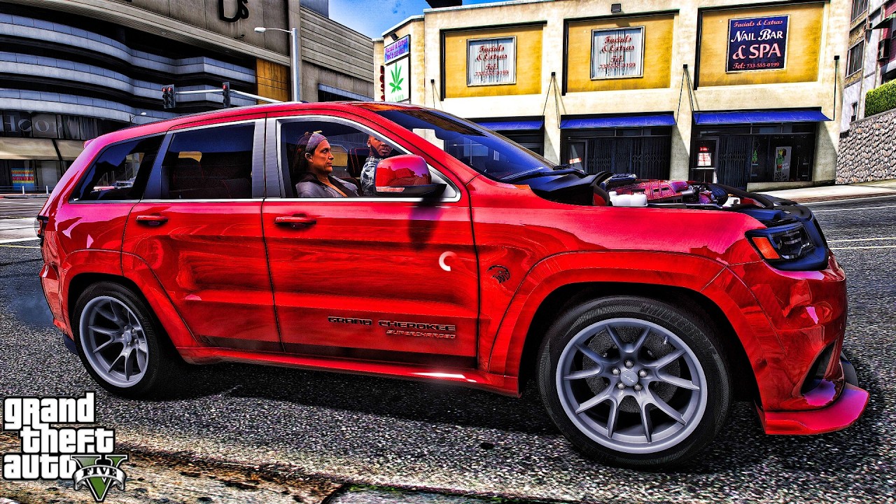 GTA 5, ДАВАЙТЕ НА РАБОТУ | Битва в гараже миллиардера! Trackhawk против Range Rover 🚗💨