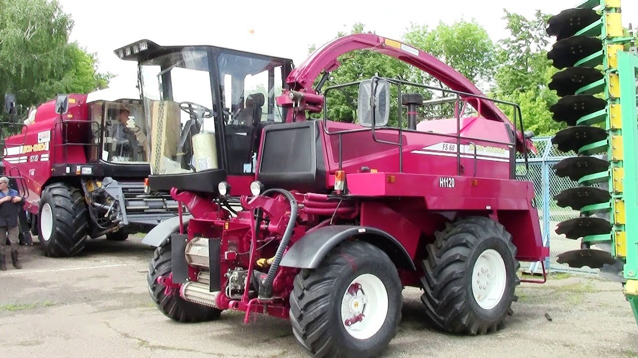 Кормоуборочный комбайн КСК-600 / ПАЛЕССЕ FS60 - конкурент ДОН-680? Обзор 2017