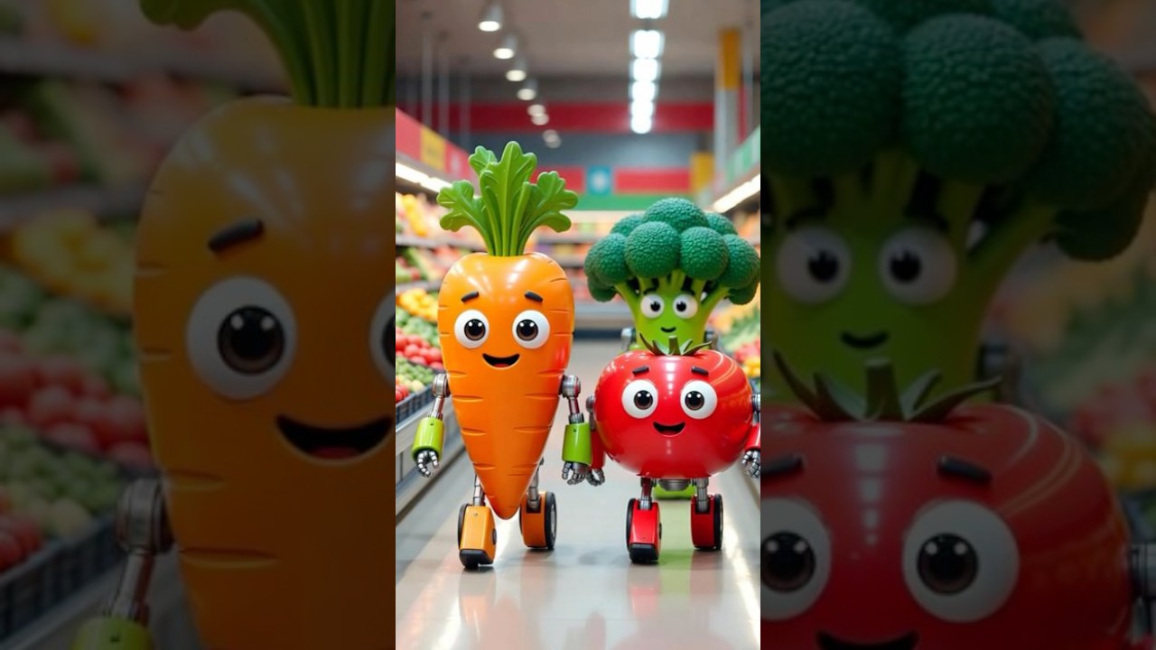 3.Veggie Robot Transform and Dancing
