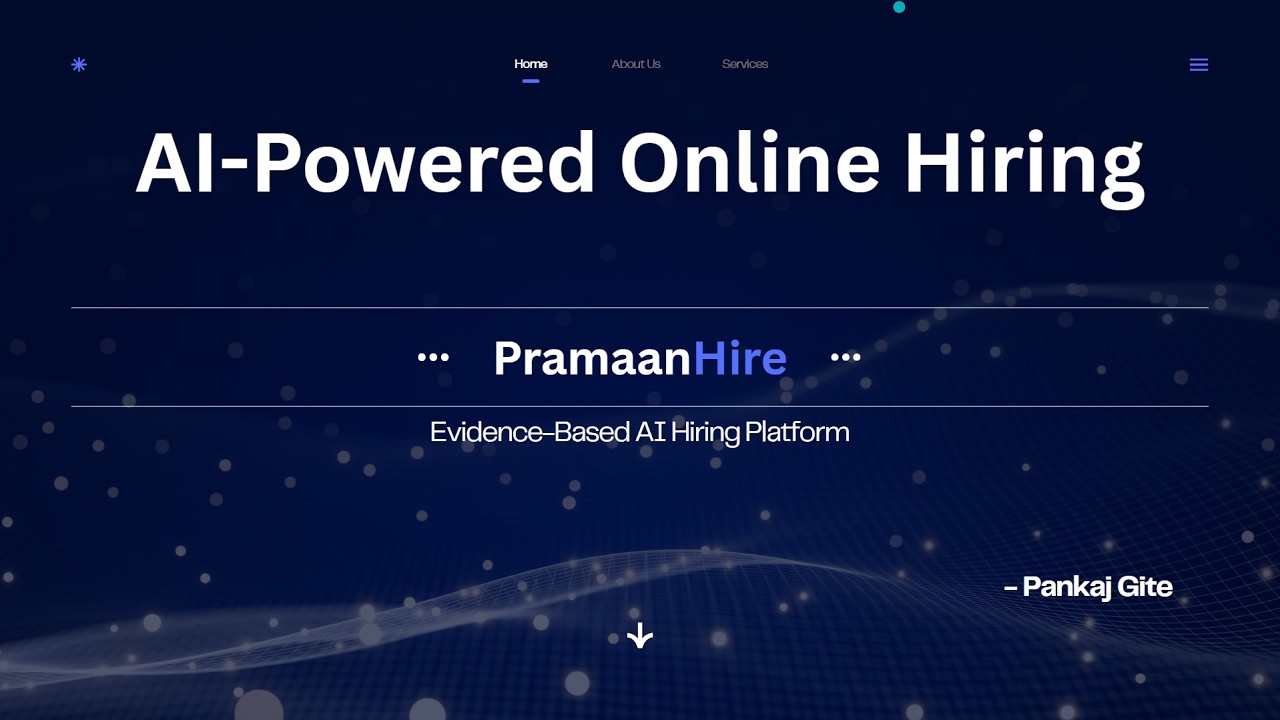 PramaanHire | AI-Powered Fair Hiring System | Hackathon Project Demo