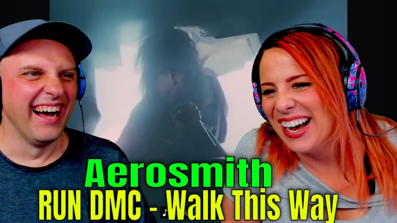 RUN DMC - Walk This Way ft. Aerosmith (Official HD Video) THE WOLF HUNTERZ REACTIONS