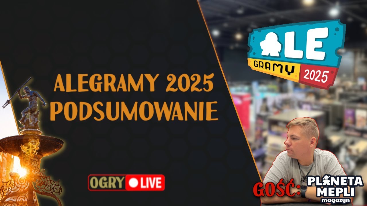 Podsumowanie ALEgramy 2025 | Gość - Paweł z Planeta Mepli  | Live u Ogrywamy! | Gry planszowe