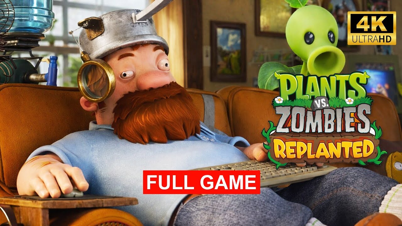Plants vs. Zombies: Replanted Full Game Walkthrough | gameplay.
