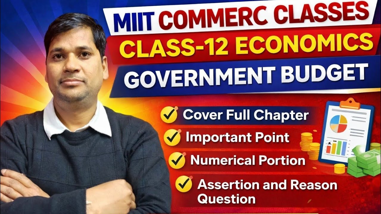 Class -12  Government budget  live