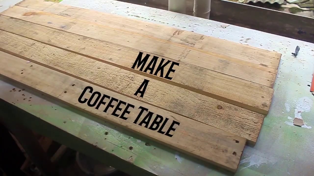 COFFEE TABLE From Pallet wood