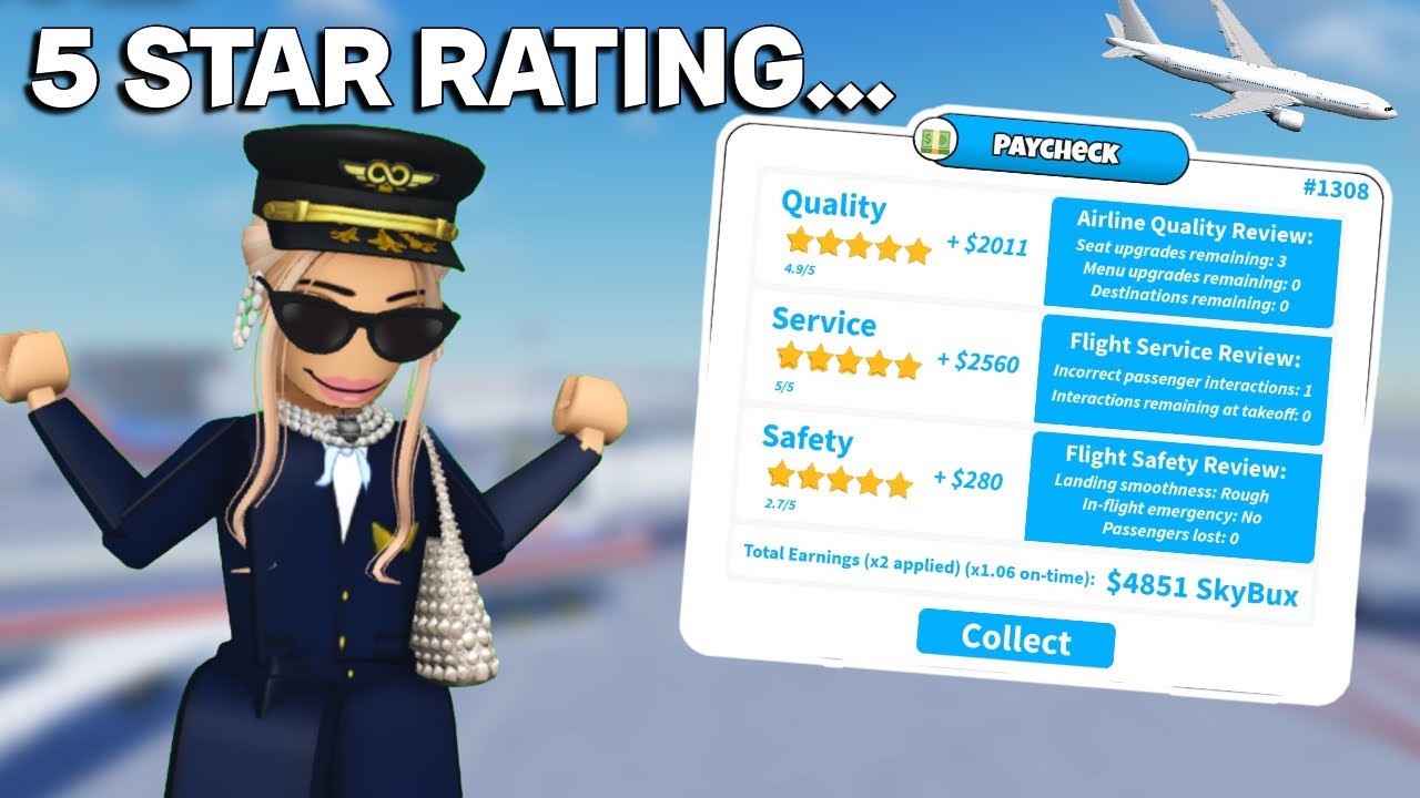 CAN I GET A 5 STAR RATING In Cabin Crew Simulator