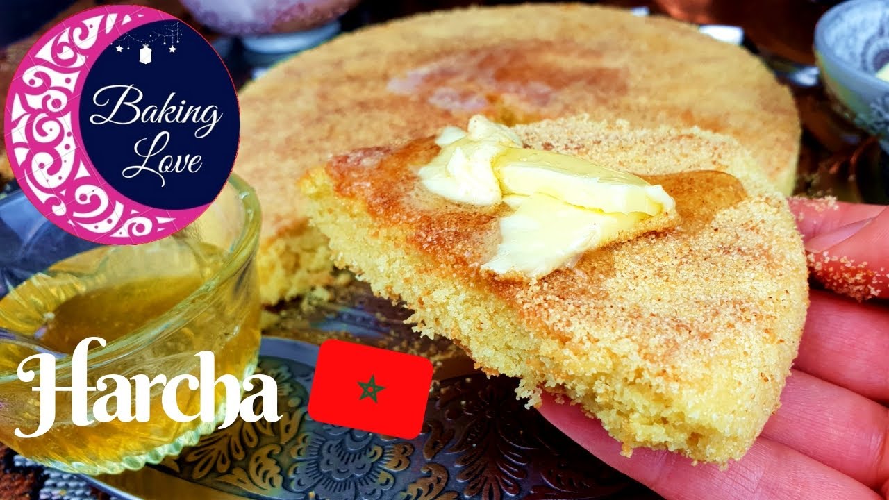 Brot ohne Mehl! Marokkanisches Grießbrot Harcha / Harsha- auch vegan möglich