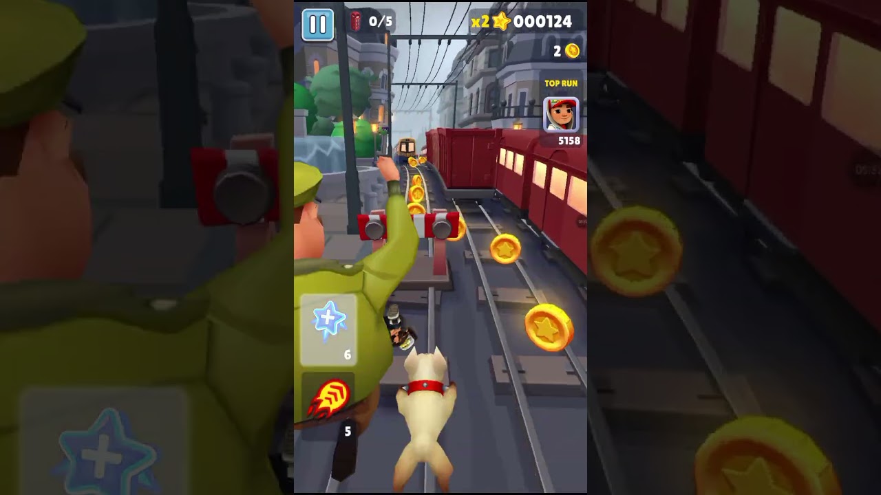 Jogando Subway surf pela primeira vez no canal 