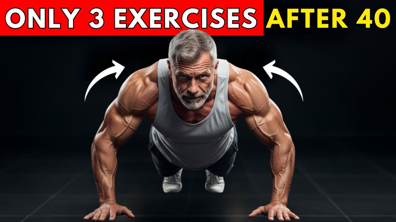 ЕДИНСТВЕННЫЕ 3 упражнения, которые должен делать каждый мужчина старше 40 лет (станьте сильными и...