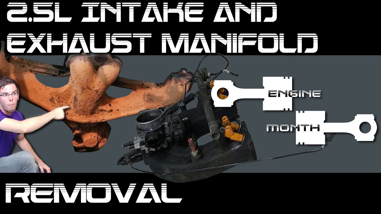 Jeep 2.5L 4 Cylinder YJ Intake and Exhaust Manifold Removal