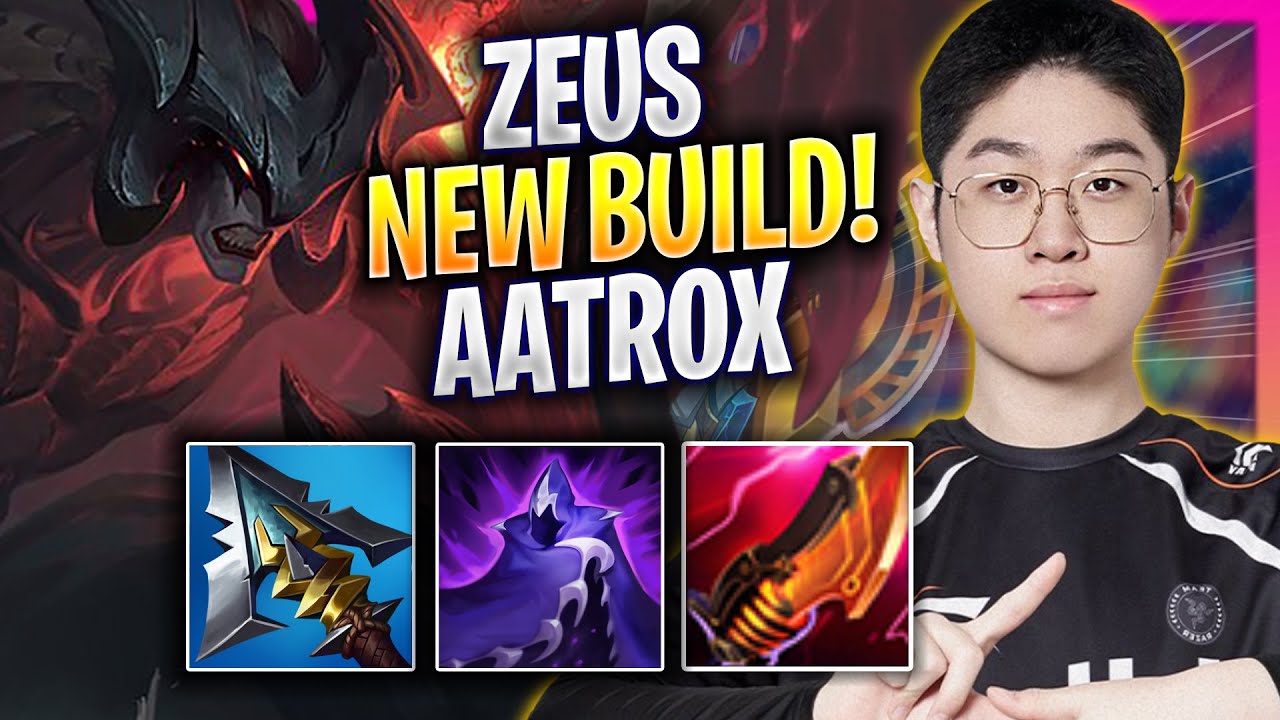 ZEUS TRIES NEW AATROX BUILD! - HLE Zeus Plays Aatrox TOP vs Urgot! | Season 2025