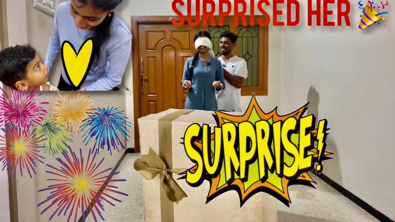 Surprising Prank On Wife | Tamil Prank
