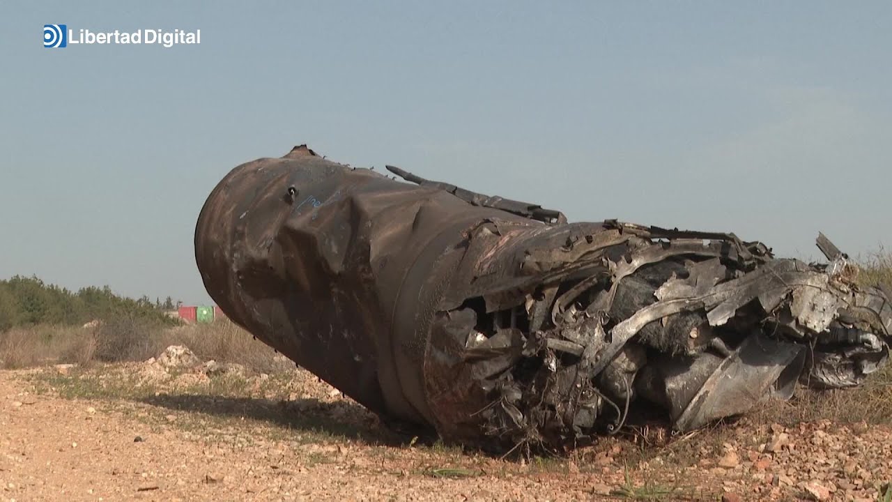 GUERRA IRÁN | Aparecen restos de un misil en el centro de Israel