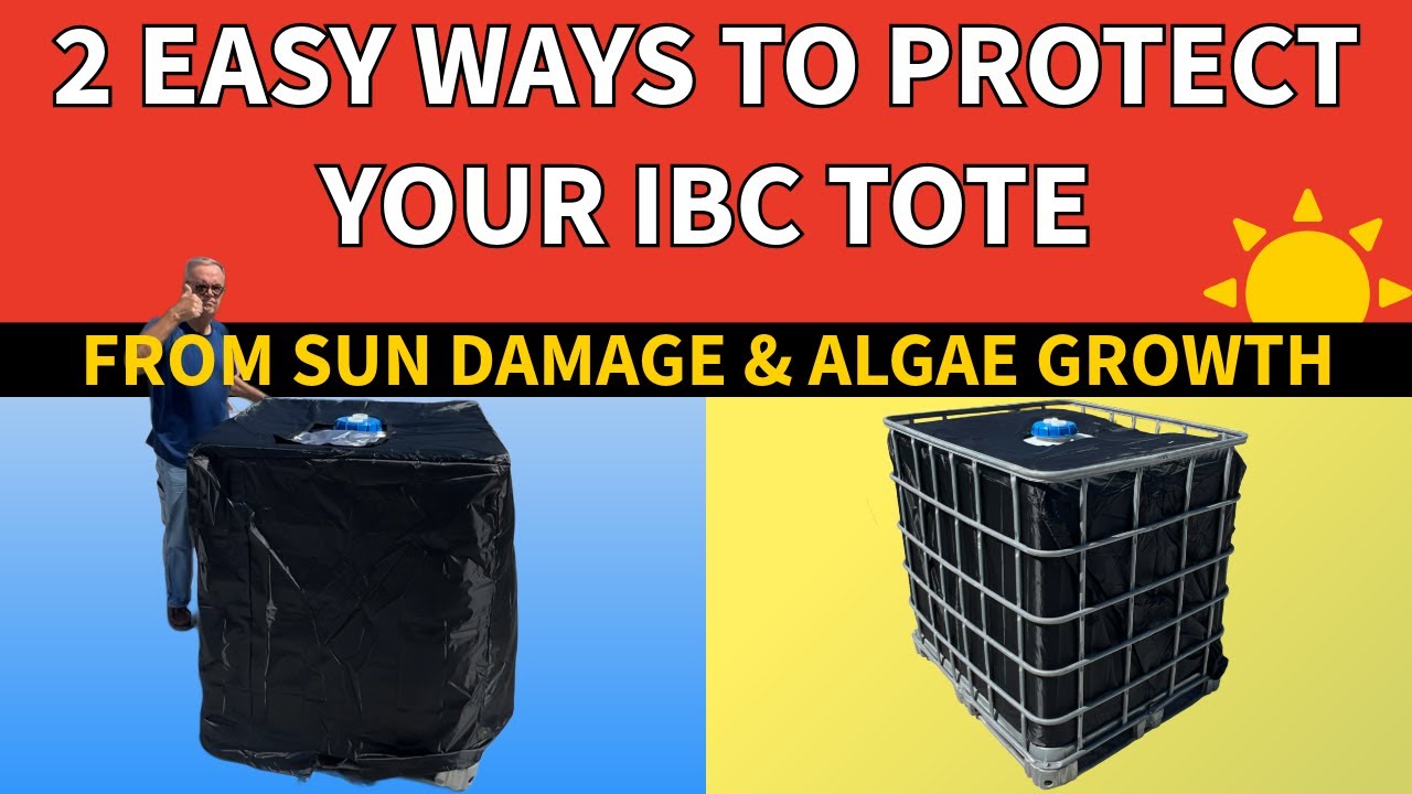 IBC Tote Sun Damage Is Irreversible—Protect Yours Now