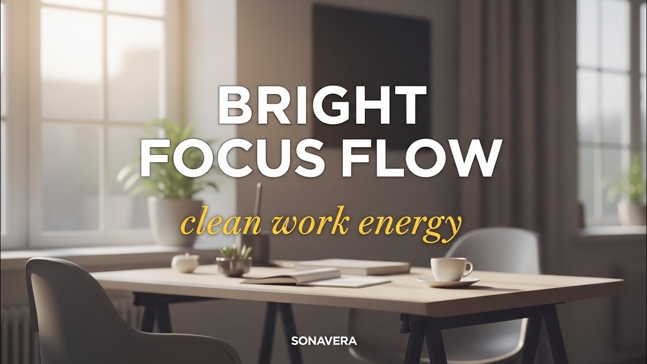 Bright Daytime Focus – Modern Instrumental Background Music for Productive Work | SONAVERA