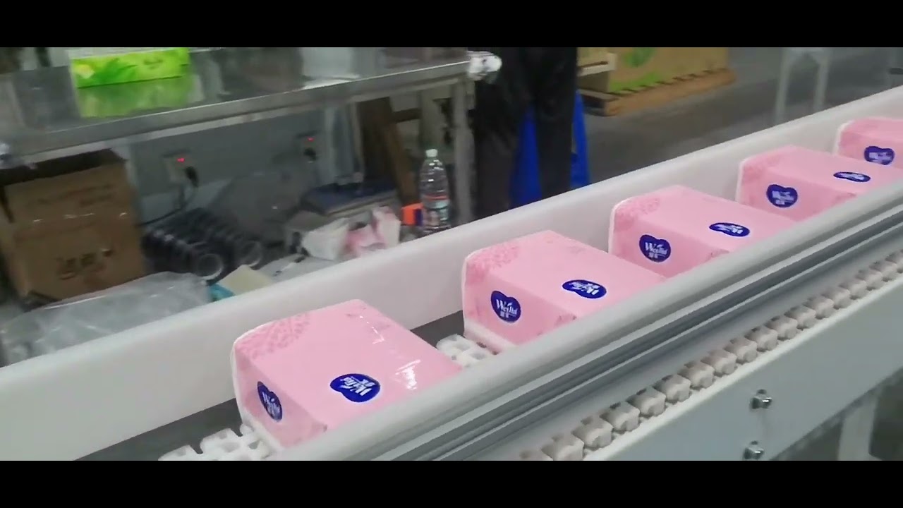 High Speed Facial Tissue Paper Napkins Wrapping Packing Machine