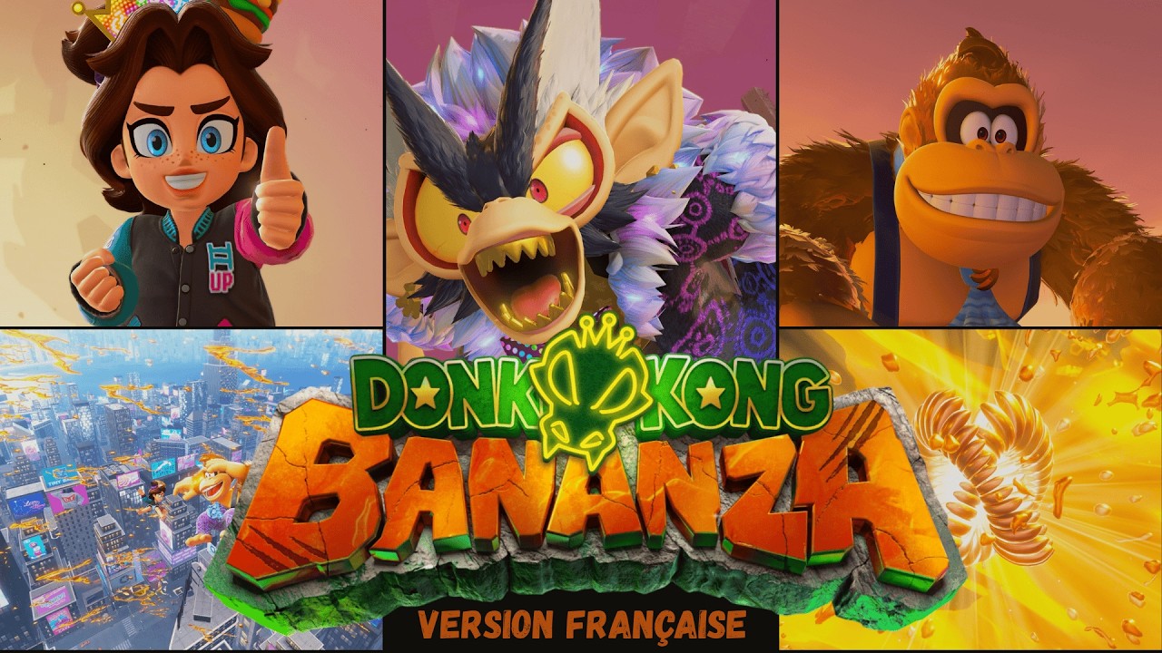Donkey Kong Bananza Le film - Toutes les cinématique (VF 4K)