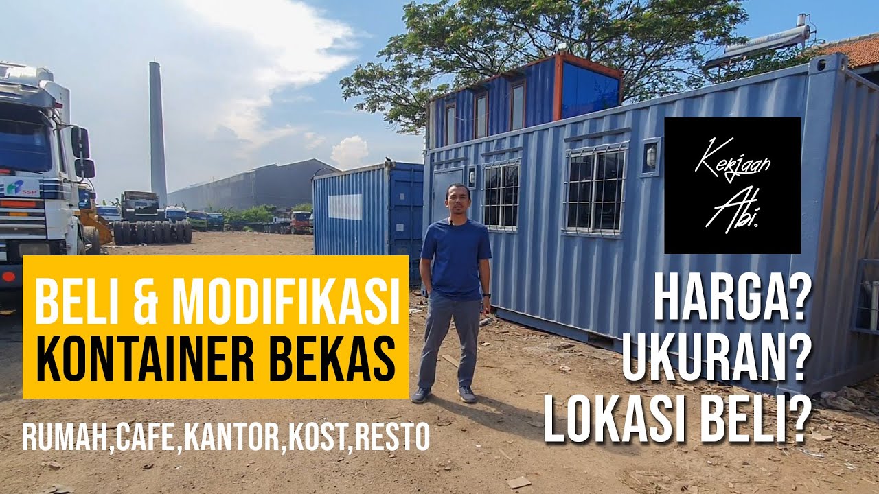 HUNTING LOKASI HARGA KONTAINER BEKAS UNTUK RUMAH KOST CAFE RESTO