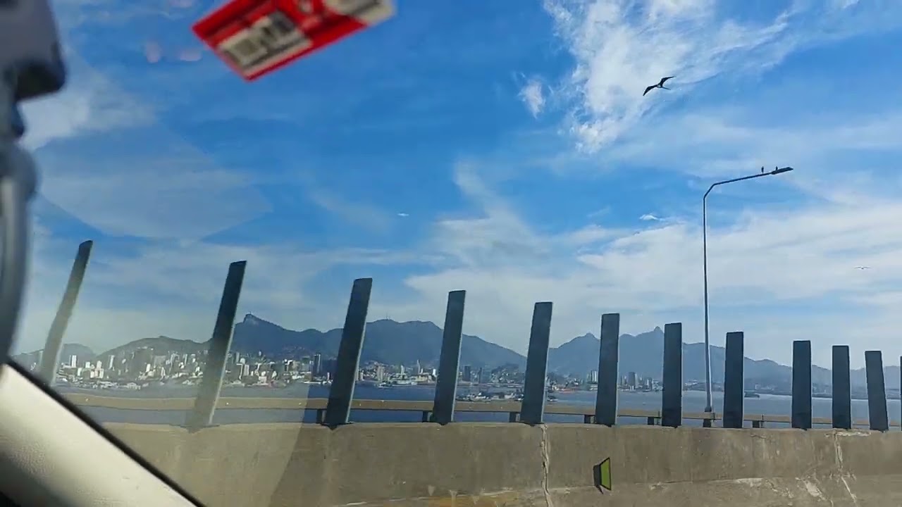 Da BR 101 atravessando a Ponte Rio Niterói 