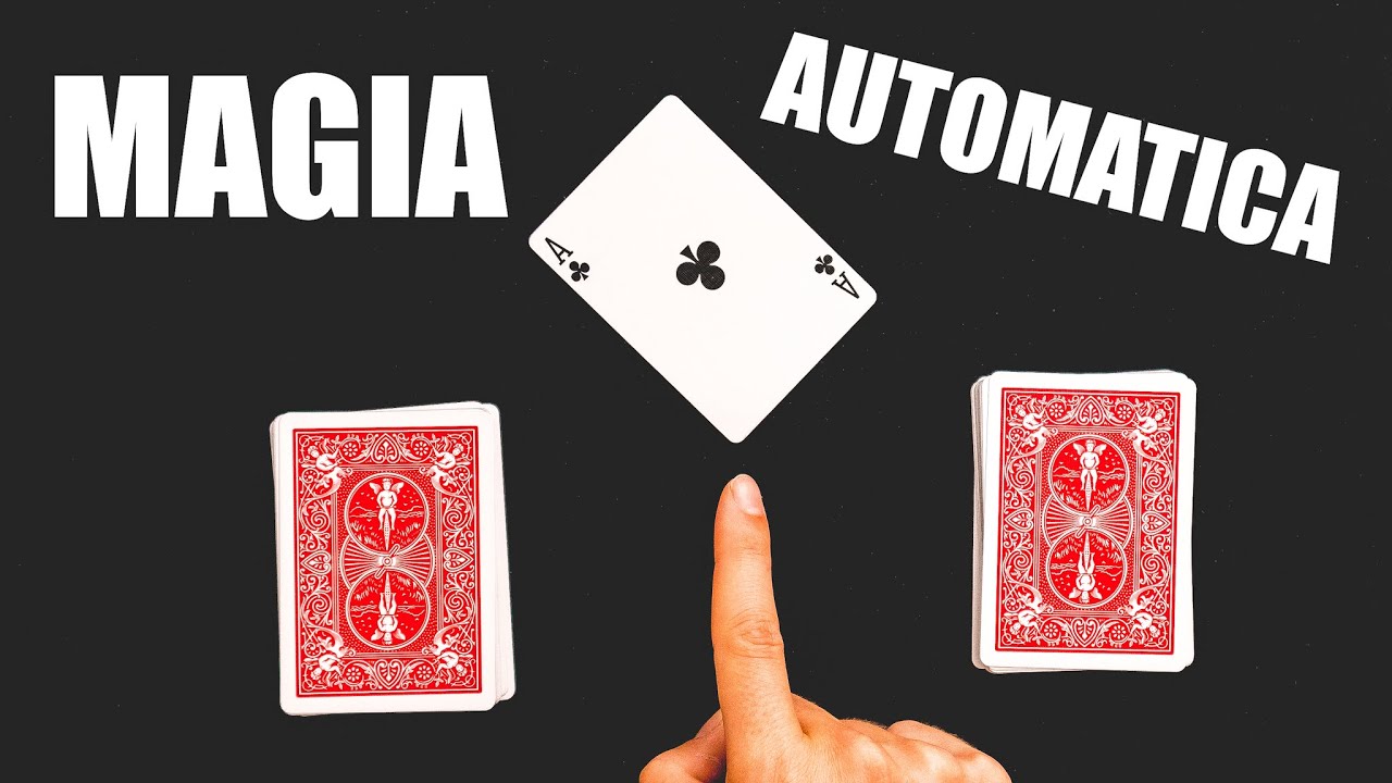 MAGIA AUTOMATICA CON LE CARTE SEMPLICE (tutorial)