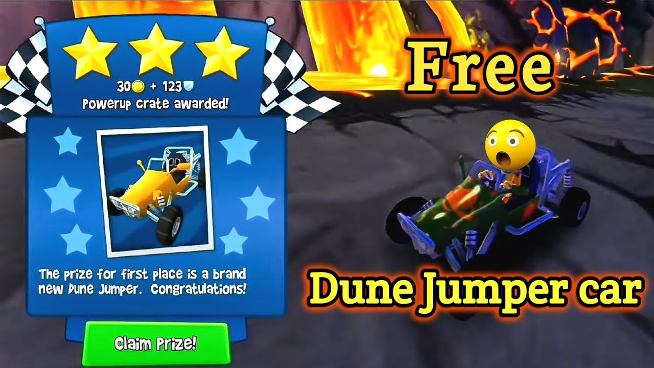 I got a Dune Jumper car for free beach buggy racing 2