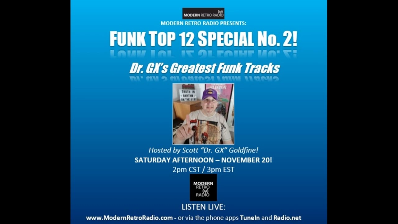FUNKNSTUFF Special: DR GX's 12 All-Time Greatest Funk Tracks, Round 2