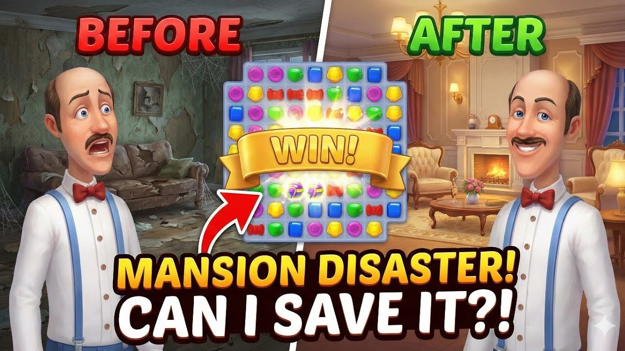 Homescapes Gameplay Walkthrough – Beginner Level(Part 1)