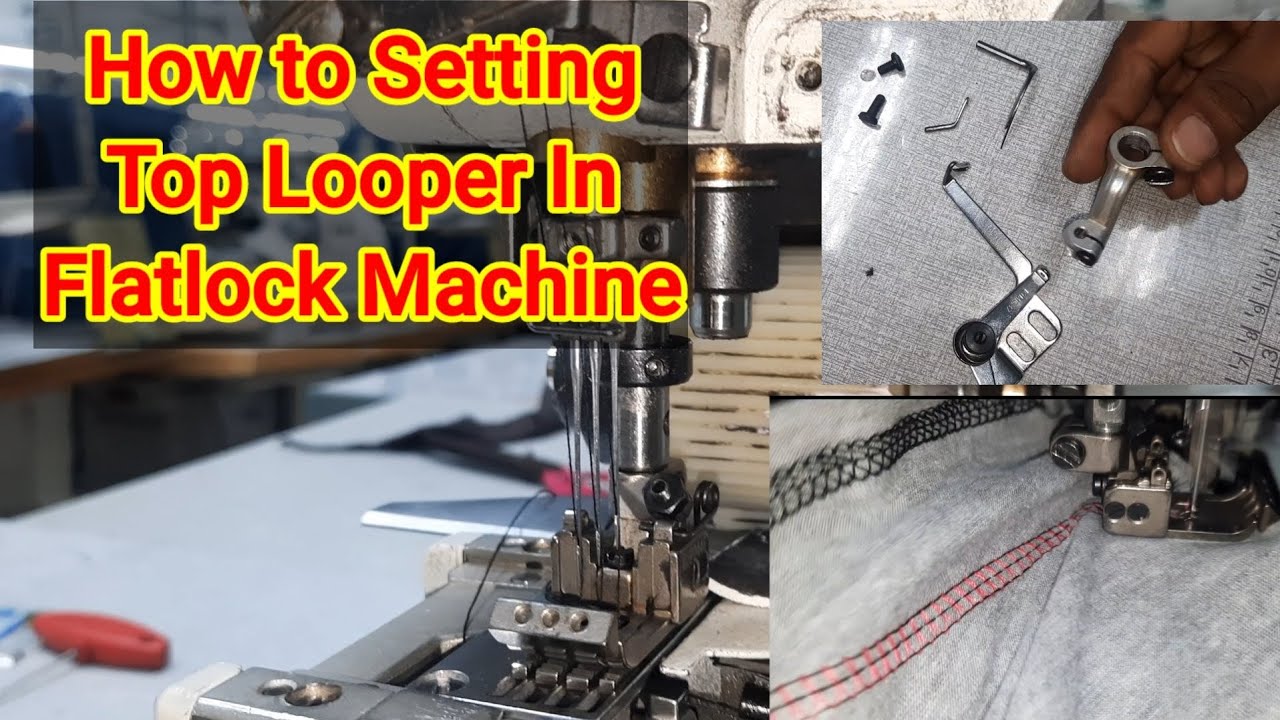 How to Setting All Flat lock Top Looper Timing Easy and Perfect/ All Brand