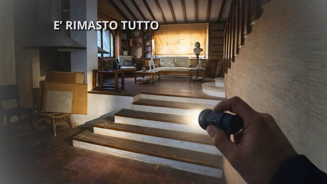 UNA VILLA ABBANDONATA COSI' NON L'AVEVAMO MAI VISTA