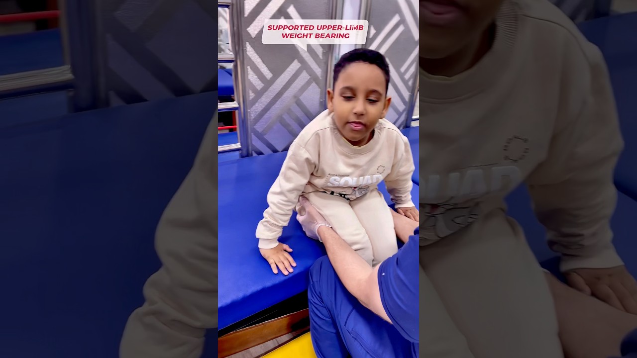 Upper limb assisted weight bearing exercise🔥| congenital neuropathy warrior | 
