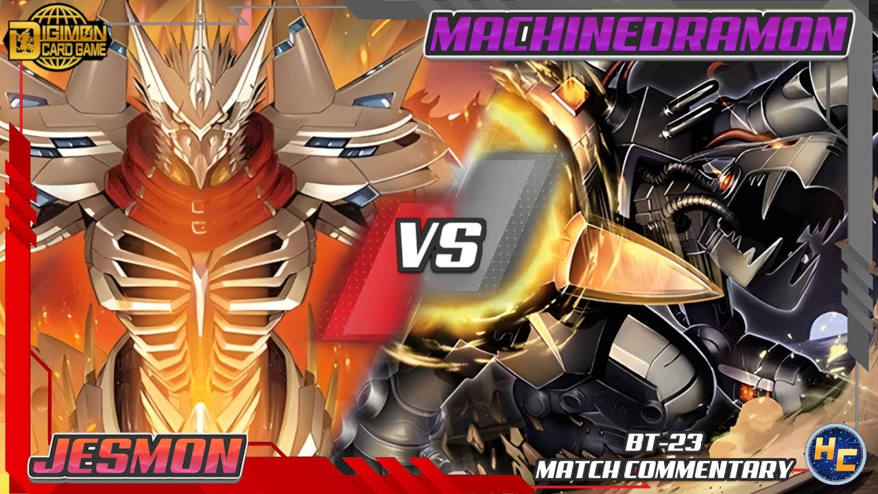 Джесмон против Машиндрамона &mdash; комментарий матча Digimon TCG BT-23