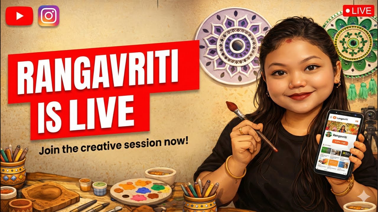 Live lippan art process video