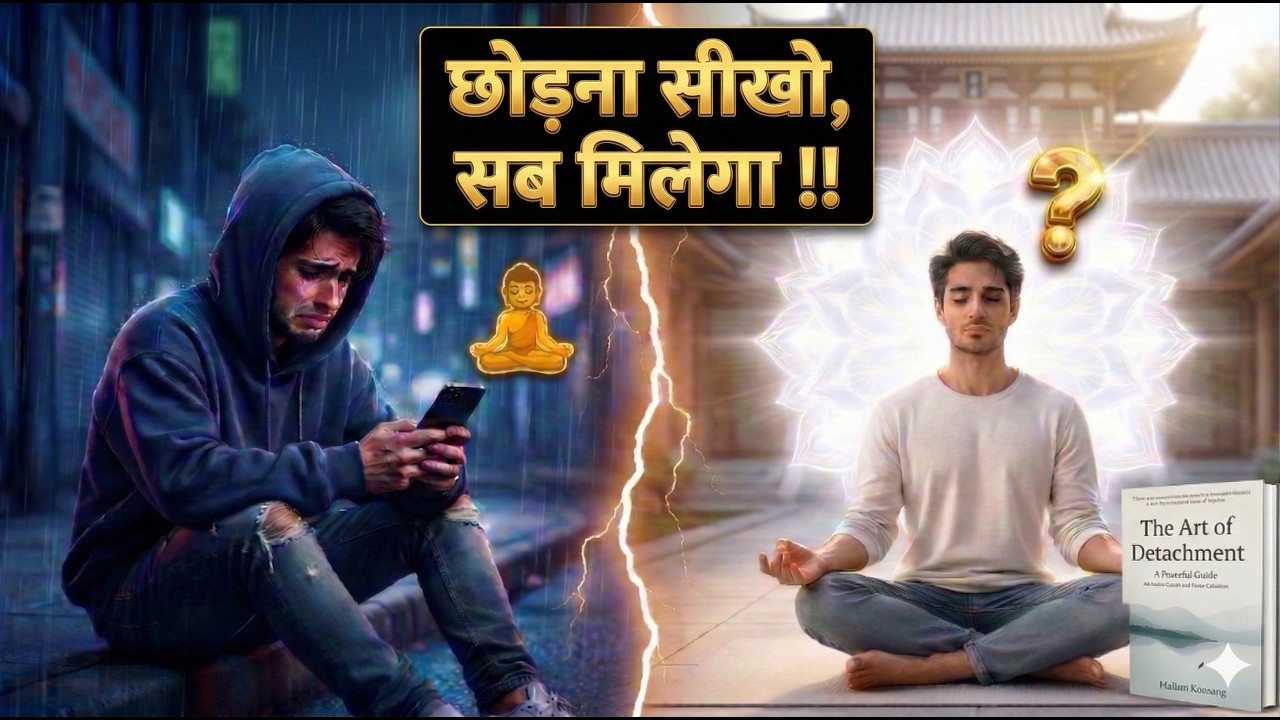 ब्रेकअप? फेलियर? या धोखे का डर? 💔 इस 1 किताब ने लाखों की जिंदगी बदल दी । DETACHMENT। Peace Of Mind ।