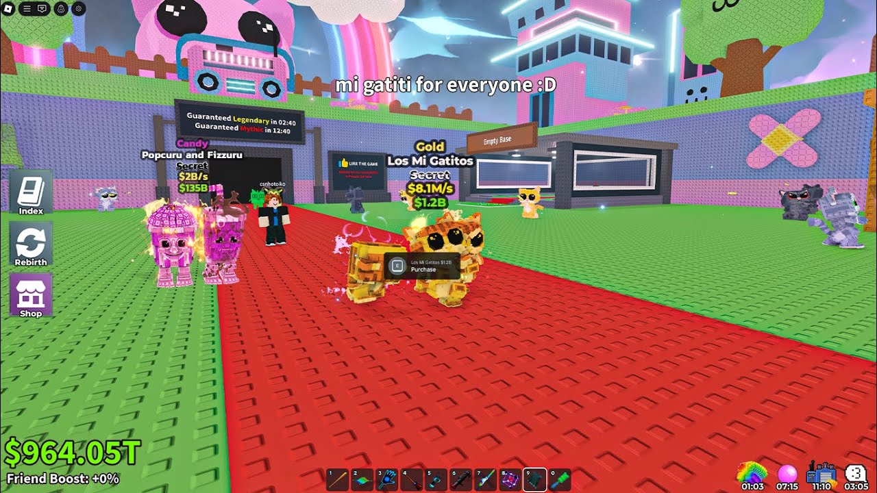 New Mi Gatito Ritual & i Got Popcuru & Fizzuru in Admin Abuse - Steal a Brainrot