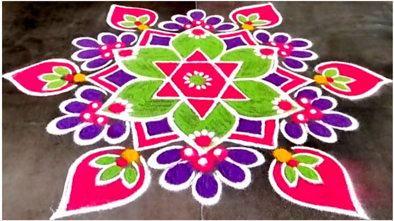 Thai Poosam Special Rangoli Design 2026 |  Simple & Easy Muggulu | Thaipusam Special Pooja Kolam