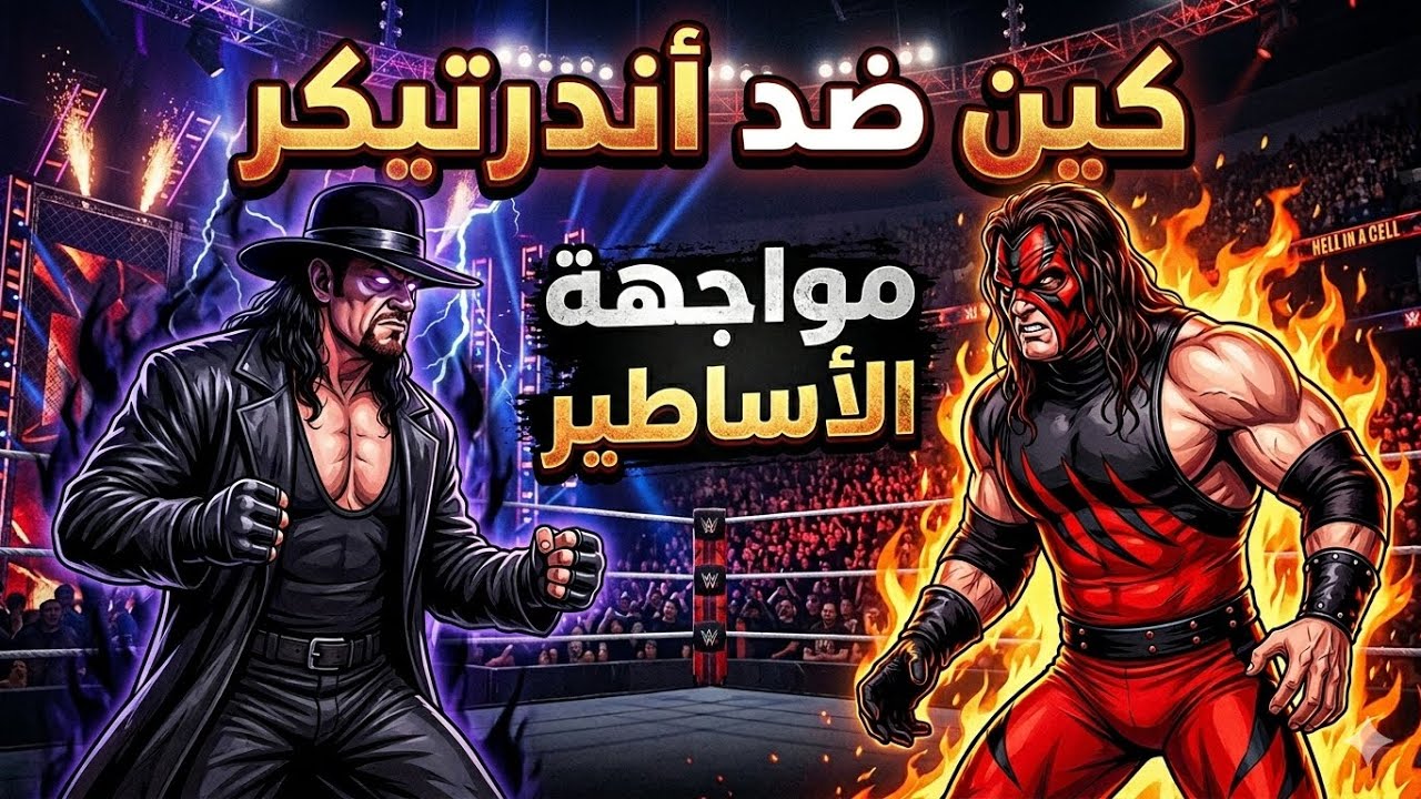 2k24wwe كين ضد اندتيكر اخوه الدمار تحدي التابوت
