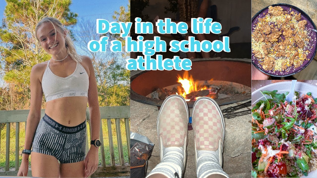 Day in the life of a high school athlete | run, lift, hike, eats, team