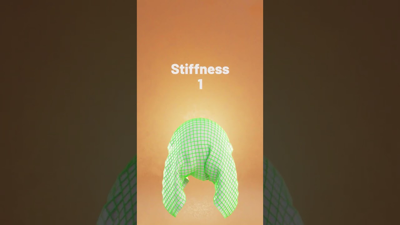 Освойте базовые настройки симуляции ткани в Blender