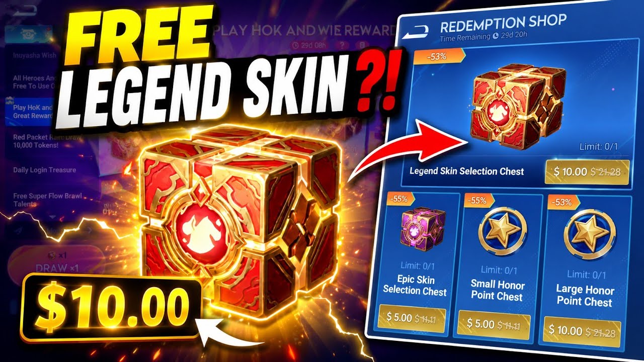 FREE Legend Skin?! 🤯 New Play HoK & Win Event Guide (Easy Rewards)