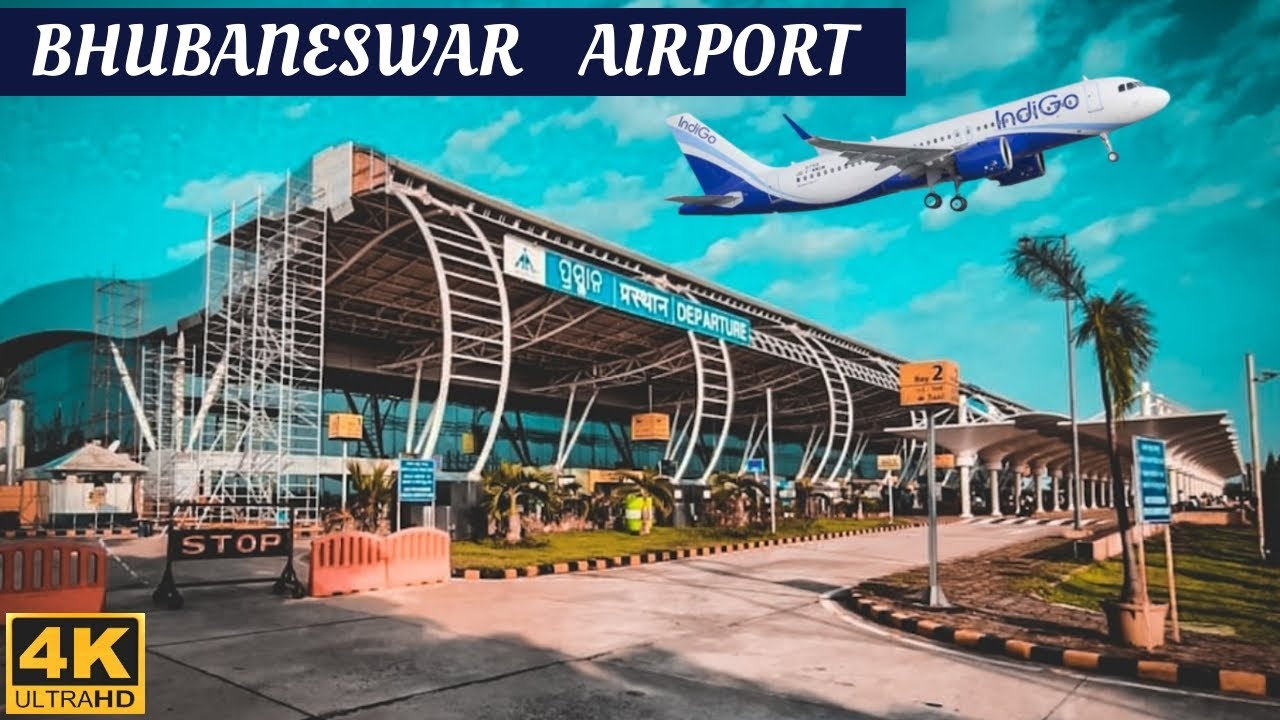 Bhubaneswar Airport : [4K] Drive | Biju Patnaik International Airport
