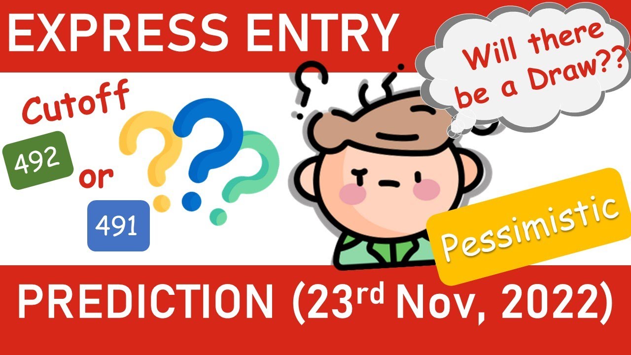EXPRESS ENTRY DRAW PESSIMISTIC PREDICTION!! What Will Be The Cutoff?? #expressentrydraw